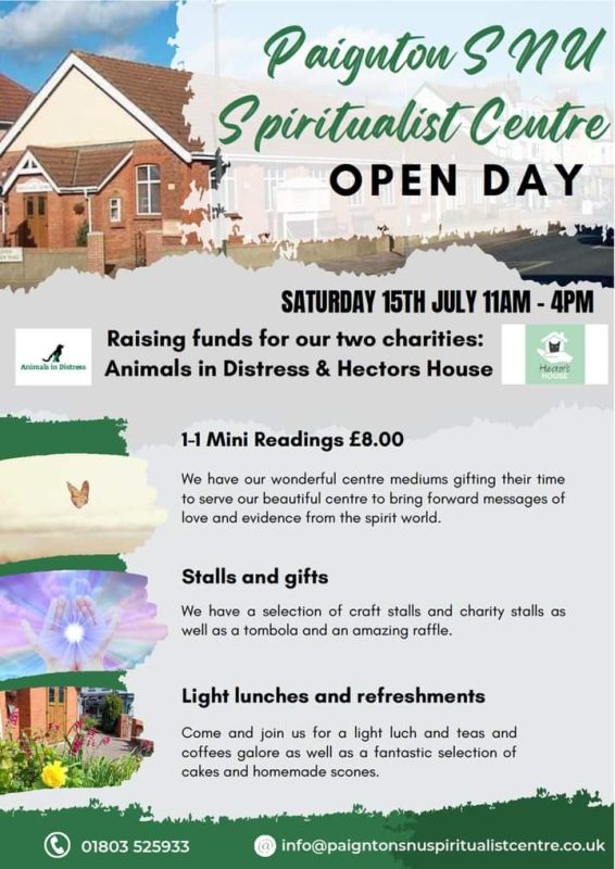 Paignton SNU Spiritualist Centre Open Day