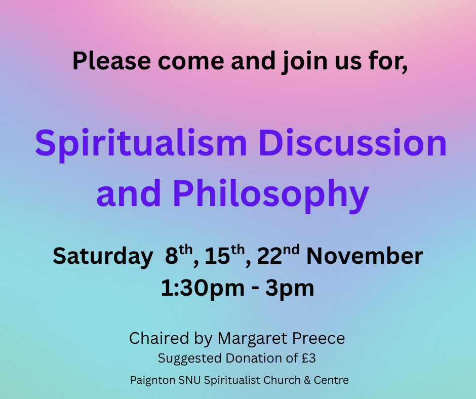 Discussion on Spiritualism