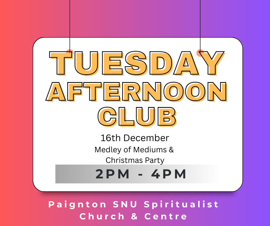 16th December 2-4pm, Church Hall