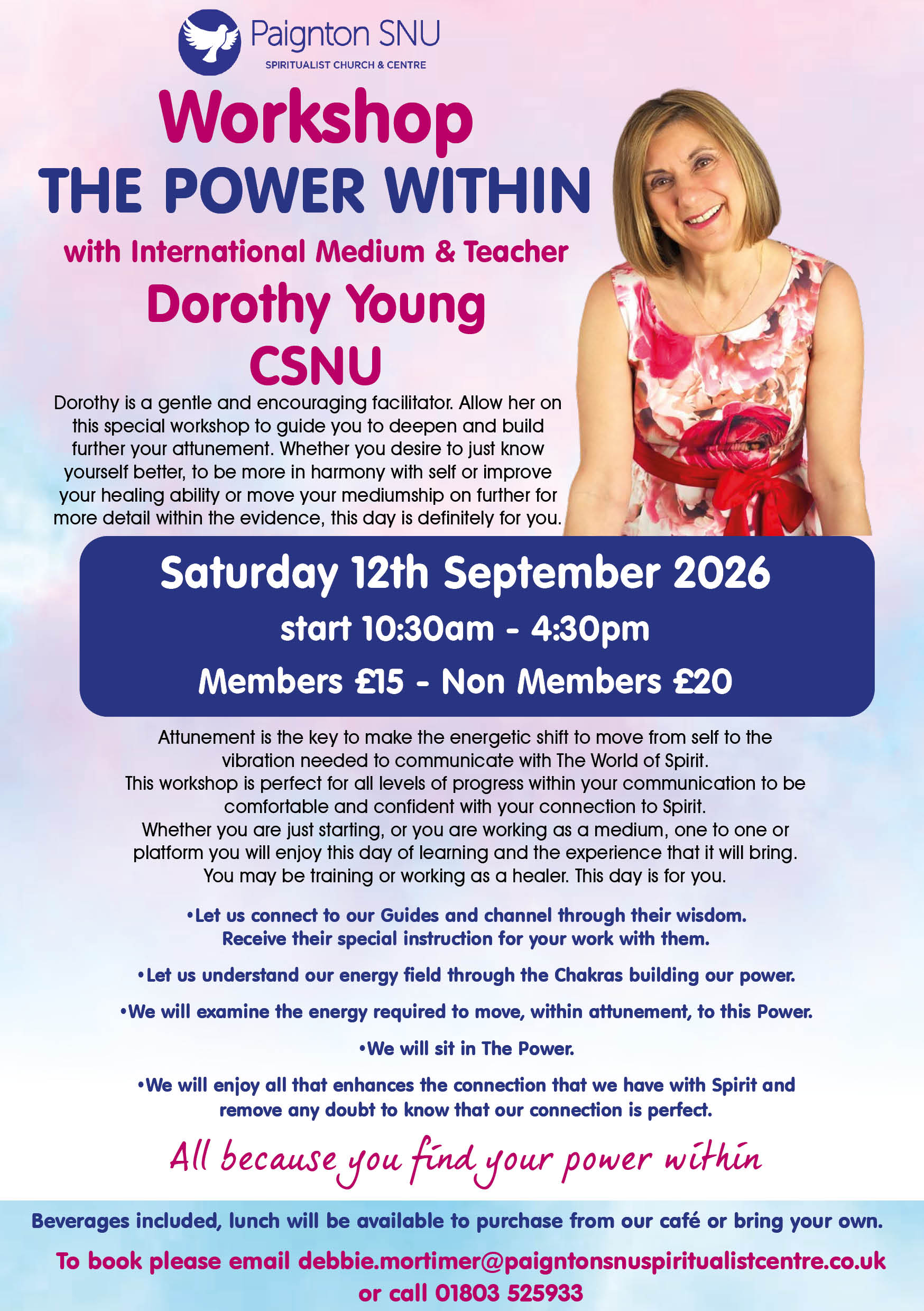 Workshop with International Medium & Teacher Dorothy Young CSNU
